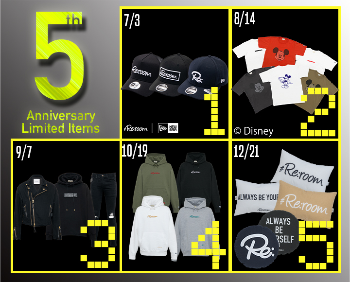5th ANNIVERSARY LIMITED ITEMS 第5弾