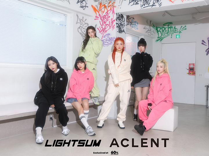 ACLENTと韓国次世代ガールズグループ「LIGHTSUM」がコラボ
